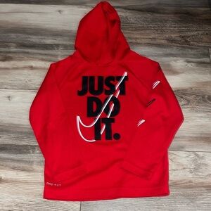 Boys Nike hooded tshirt, size 6/7